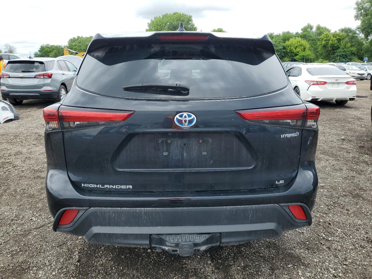 2022 Toyota Highlander Hybrid Le VIN: 5TDBBRCH7NS548509 Lot: 61155555
