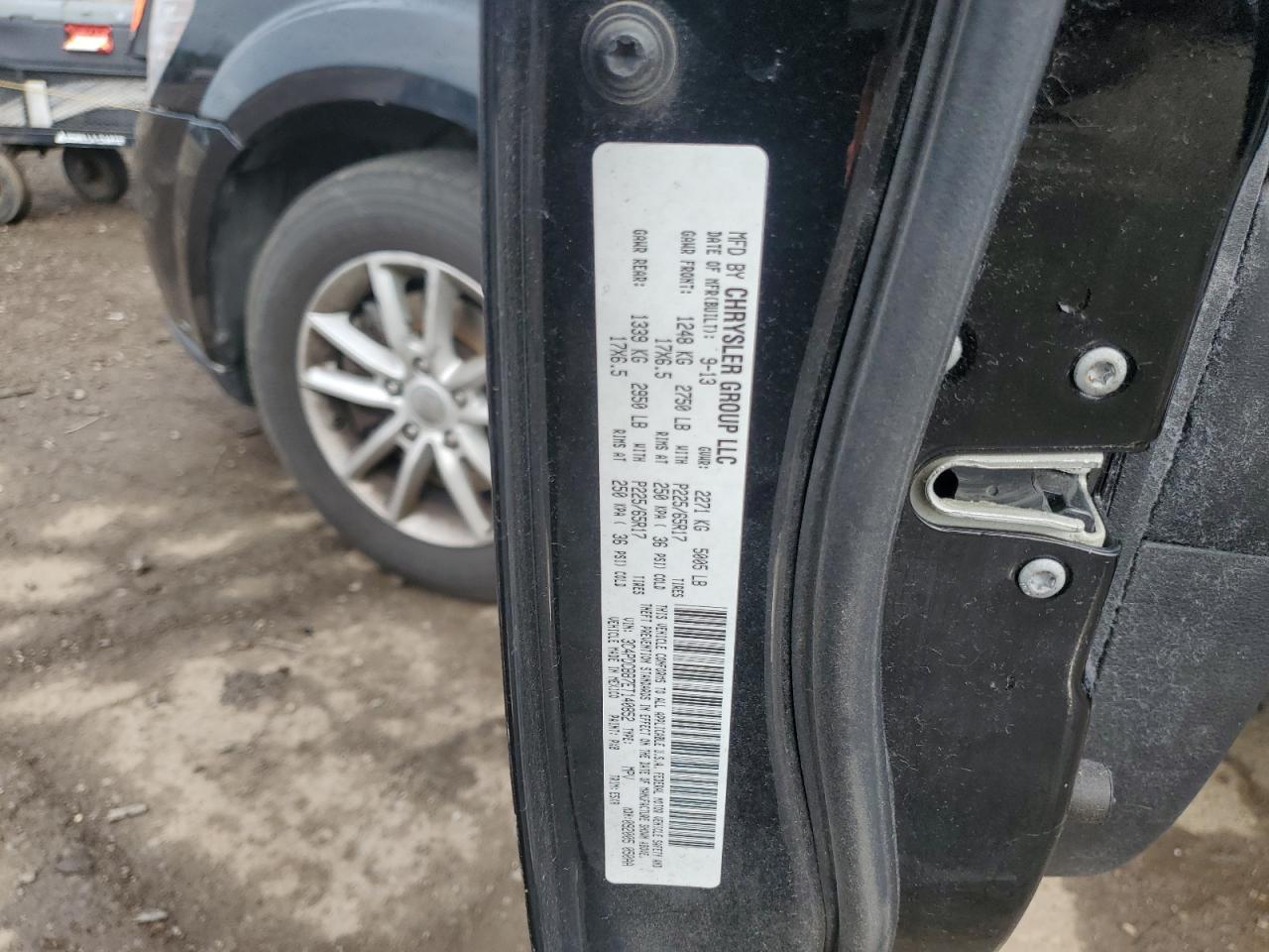 2014 Dodge Journey Sxt VIN: 3C4PDCBB7ET140852 Lot: 62747245