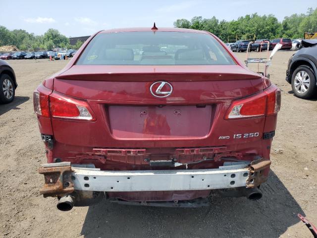  LEXUS IS 2012 Czerwony