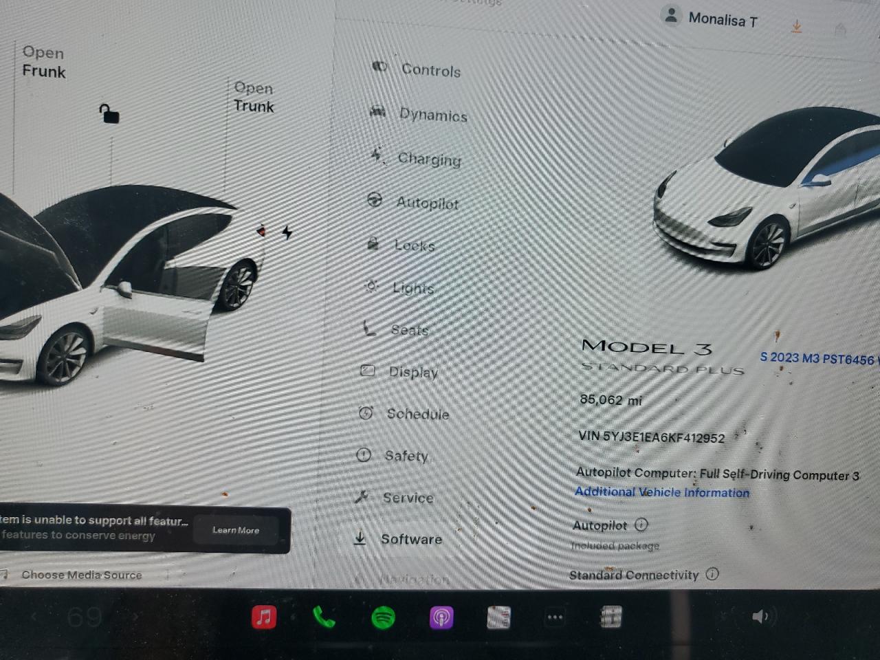 2019 Tesla Model 3 VIN: 5YJ3E1EA6KF412952 Lot: 61330495
