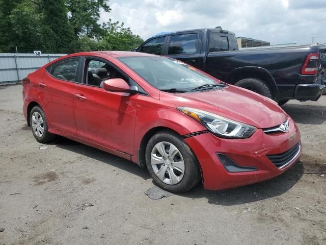  HYUNDAI ELANTRA 2016 Czerwony