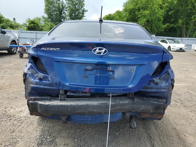  HYUNDAI ACCENT 2016 Blue