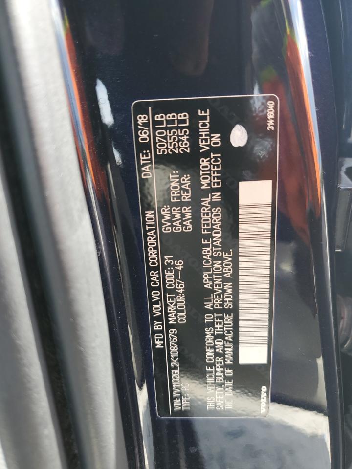 2019 Volvo V90 T5 Inscription VIN: YV1102GL2K1087679 Lot: 60154775