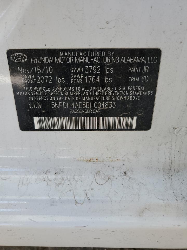2023 Hyundai Elantra Gls VIN: 5NPDH4AE8BH004833 Lot: 60172355