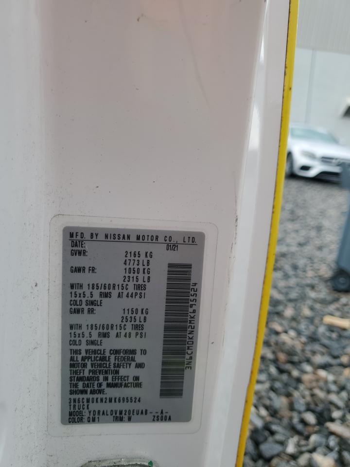 2021 Nissan Nv200 2.5S VIN: 3N6CM0KN2MK695524 Lot: 62660635