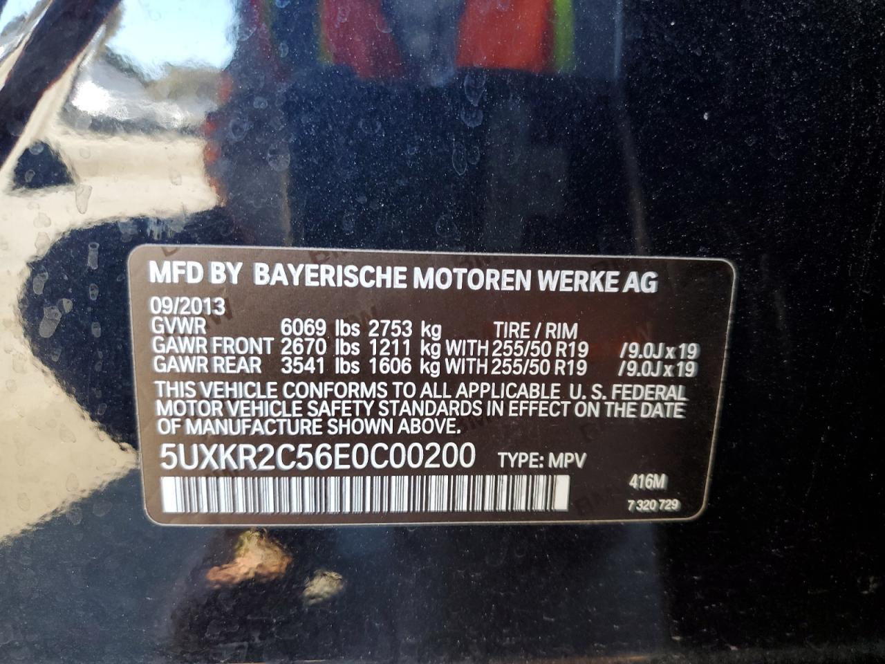 2014 BMW X5 Sdrive35I VIN: 5UXKR2C56E0C00200 Lot: 61577075