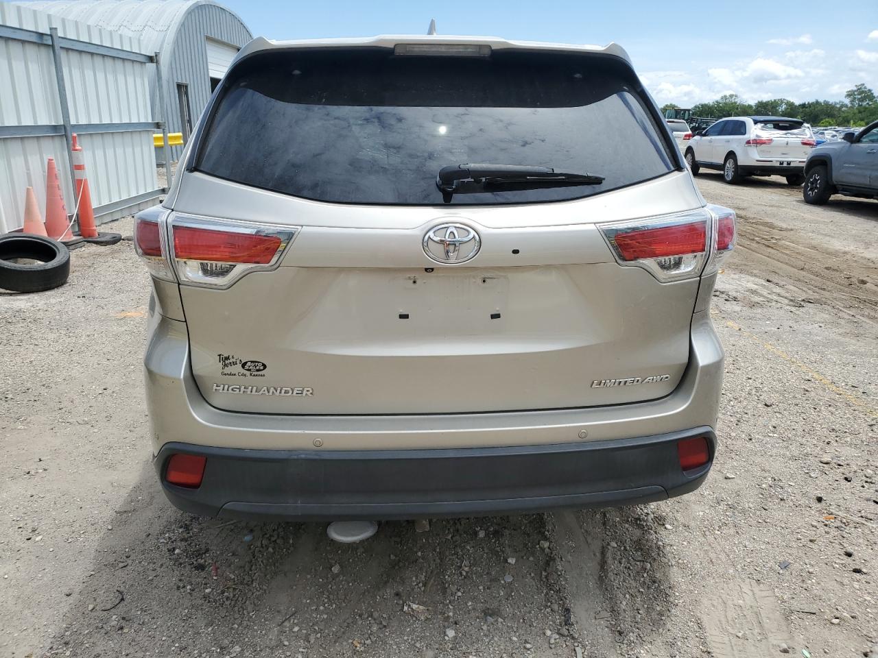 2014 Toyota Highlander Limited VIN: 5TDDKRFH3ES054376 Lot: 62547255