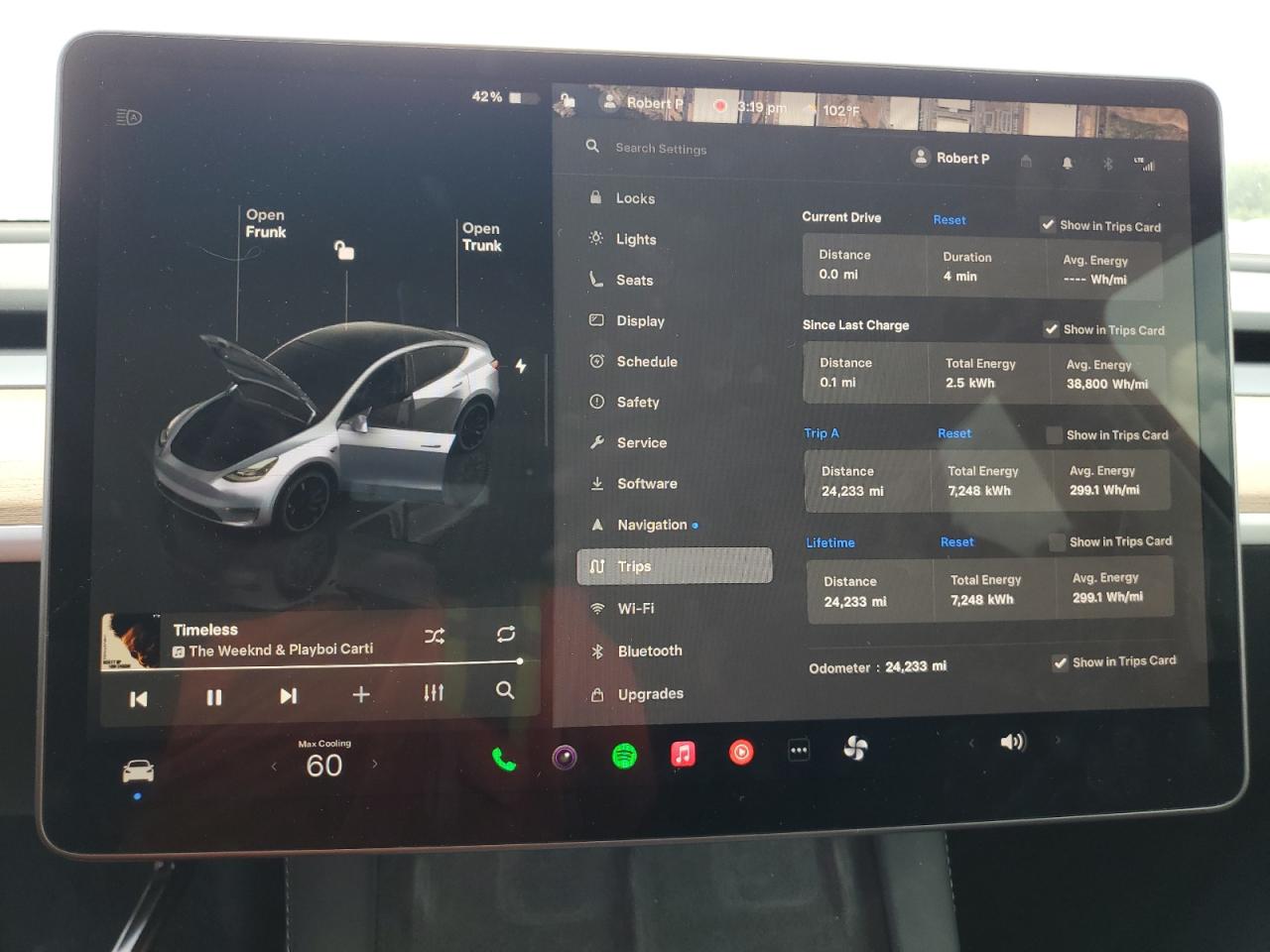 TESLA MODEL Y 2024 VIN 7SAYGDEF0RA293044 фото 9