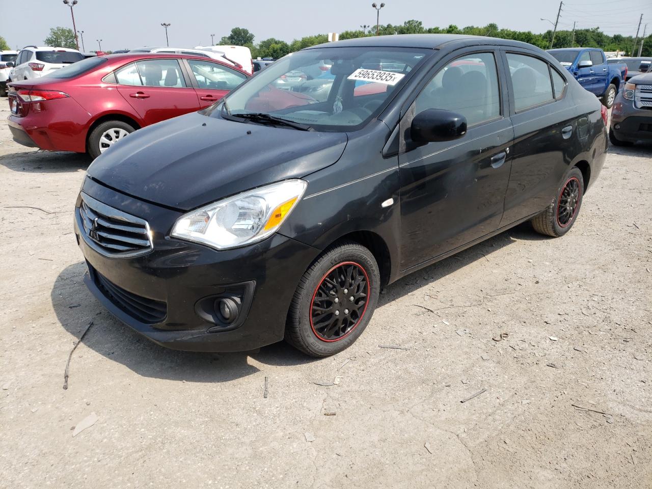 2017 Mitsubishi Mirage G4 Es en Venta en Indianapolis, IN - Normal Wear