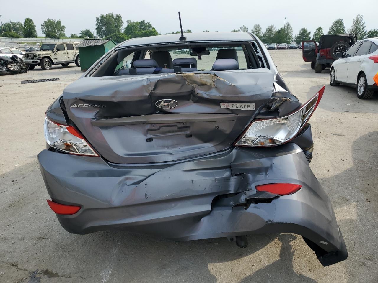2016 Hyundai Accent Se VIN: KMHCT4AE2GU135002 Lot: 60248425