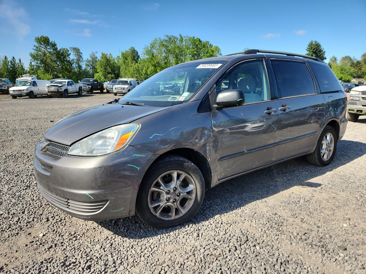 2005 Toyota Sienna Ce за продажба в Portland, OR - Side