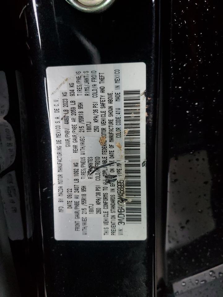 2022 Mazda Cx-30 VIN: 3MVDMBAY3NM458995 Lot: 60783645