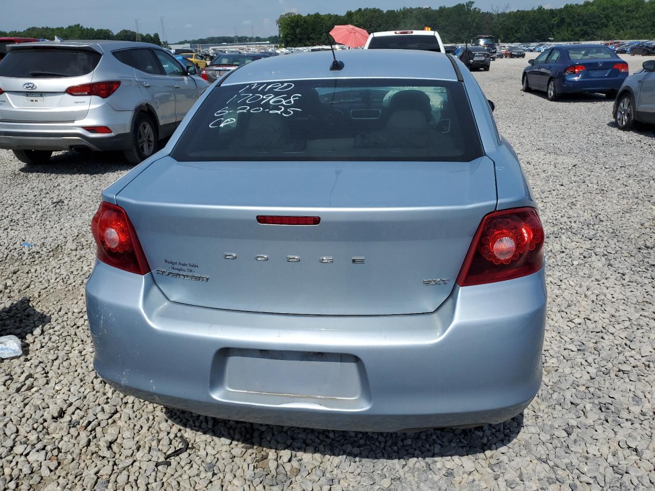 2013 Dodge Avenger Sxt VIN: 1C3CDZCB6DN552134 Lot: 62645095