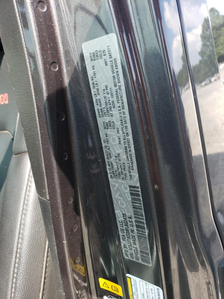2021 Jeep Gladiator Rubicon VIN: 1C6JJTBG3ML602478 Lot: 58138705
