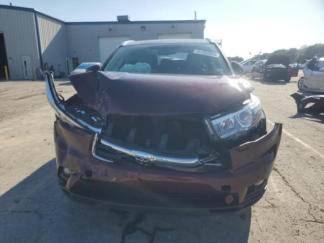  TOYOTA HIGHLANDER 2016 Красный