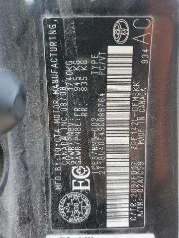 2009 TOYOTA COROLLA BASE  