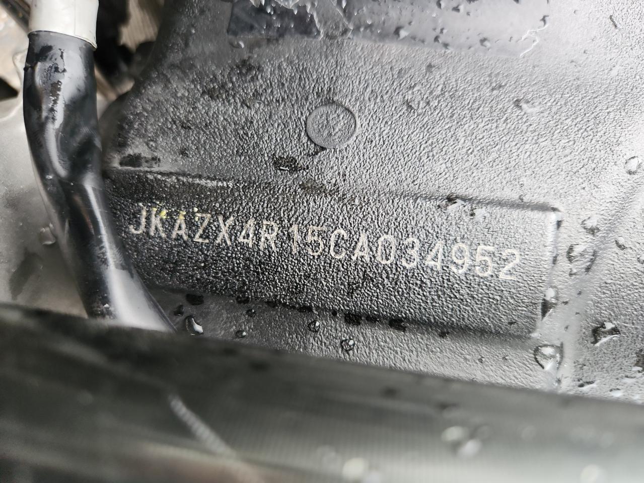 jkazx4r15ca034952 JKAZX4R15CA034952 2012 Kawasaki Zx600 R