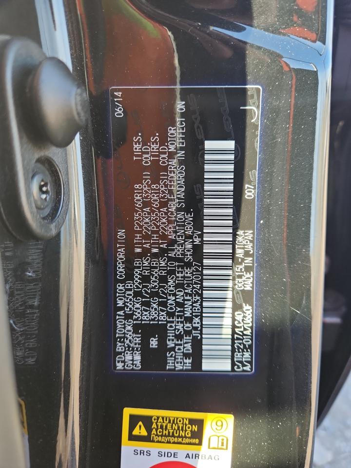 LEXUS RX350 2015 VIN JTJBK1BA3F2470127 photo 13
