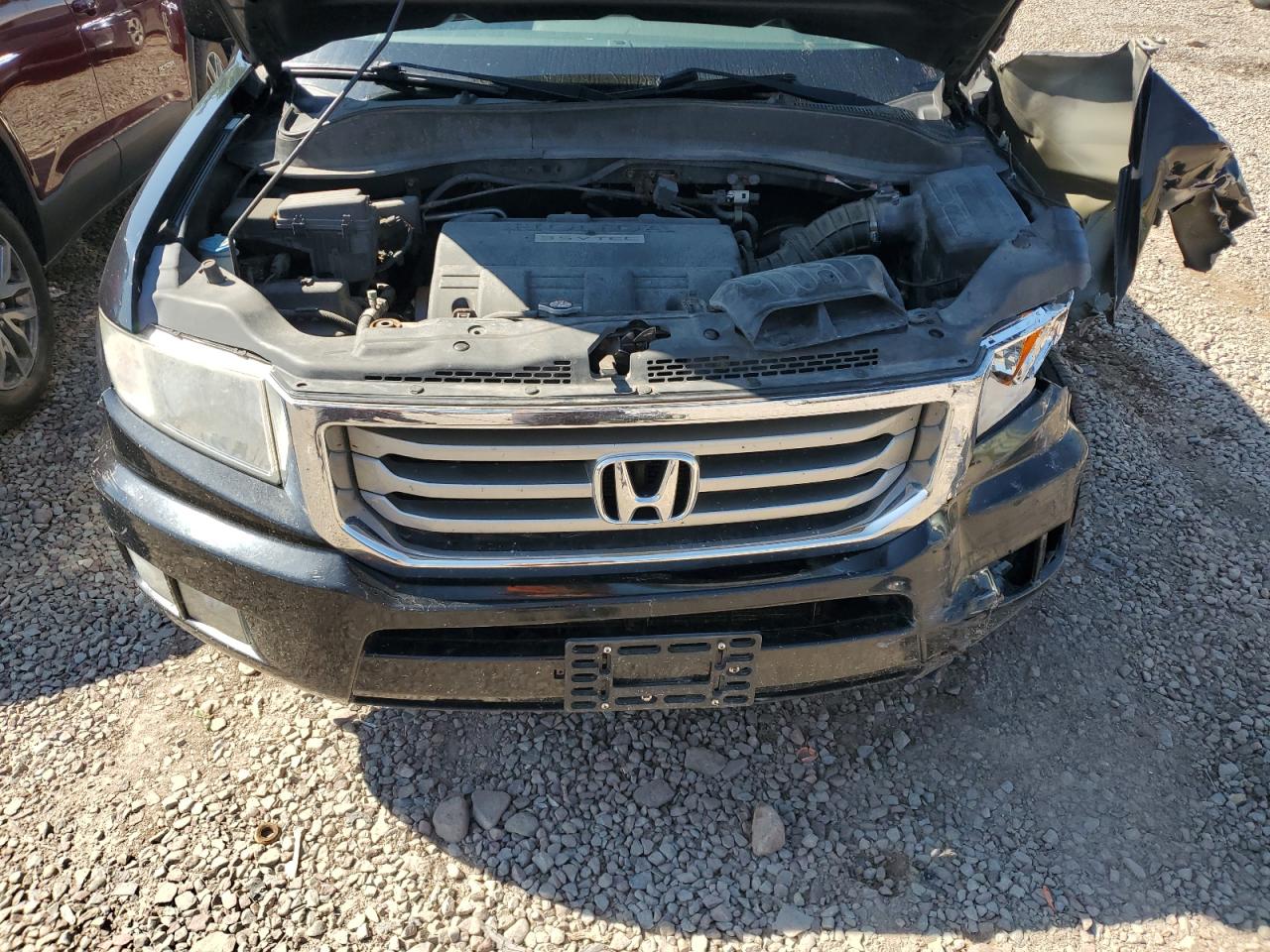 2012 Honda Ridgeline Rtl VIN: 5FPYK1F53CB457629 Lot: 62525375