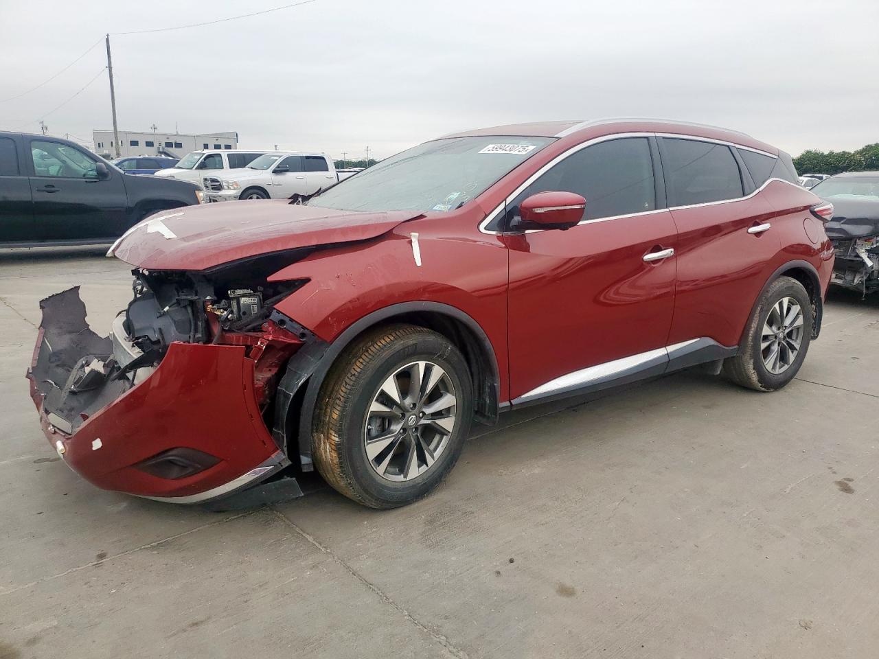 2015 Nissan Murano S de vânzare în Grand Prairie, TX - Front End