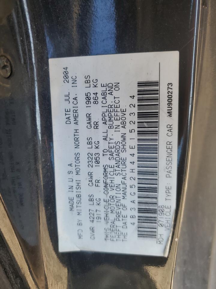 2004 Dodge Stratus R/T VIN: 4B3AG52H44E152324 Lot: 62284915