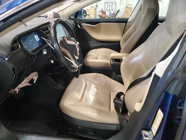  TESLA MODEL S 2015 Blue