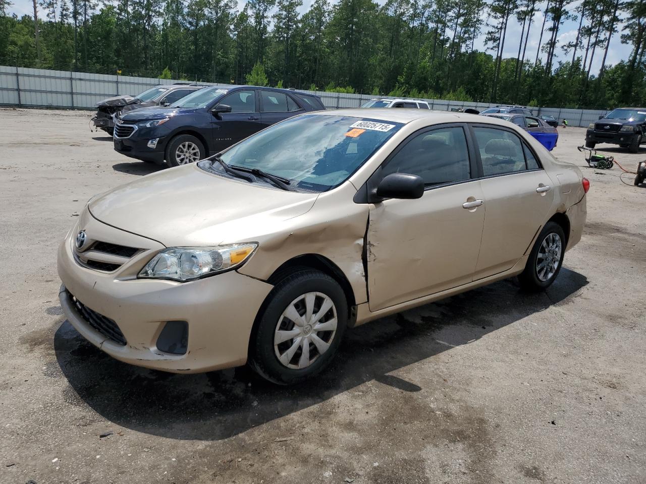 2011 Toyota Corolla Base en Venta en Harleyville, SC - Side