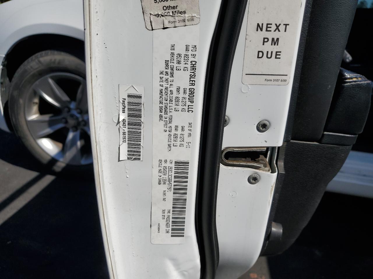 DODGE CHARGER 2011 VIN 2B3CL3CG6BH577971 photo 12