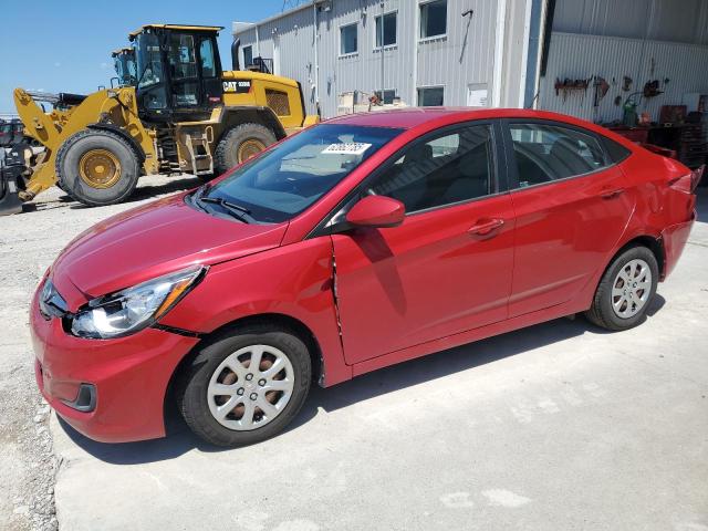  HYUNDAI ACCENT 2014 Czerwony