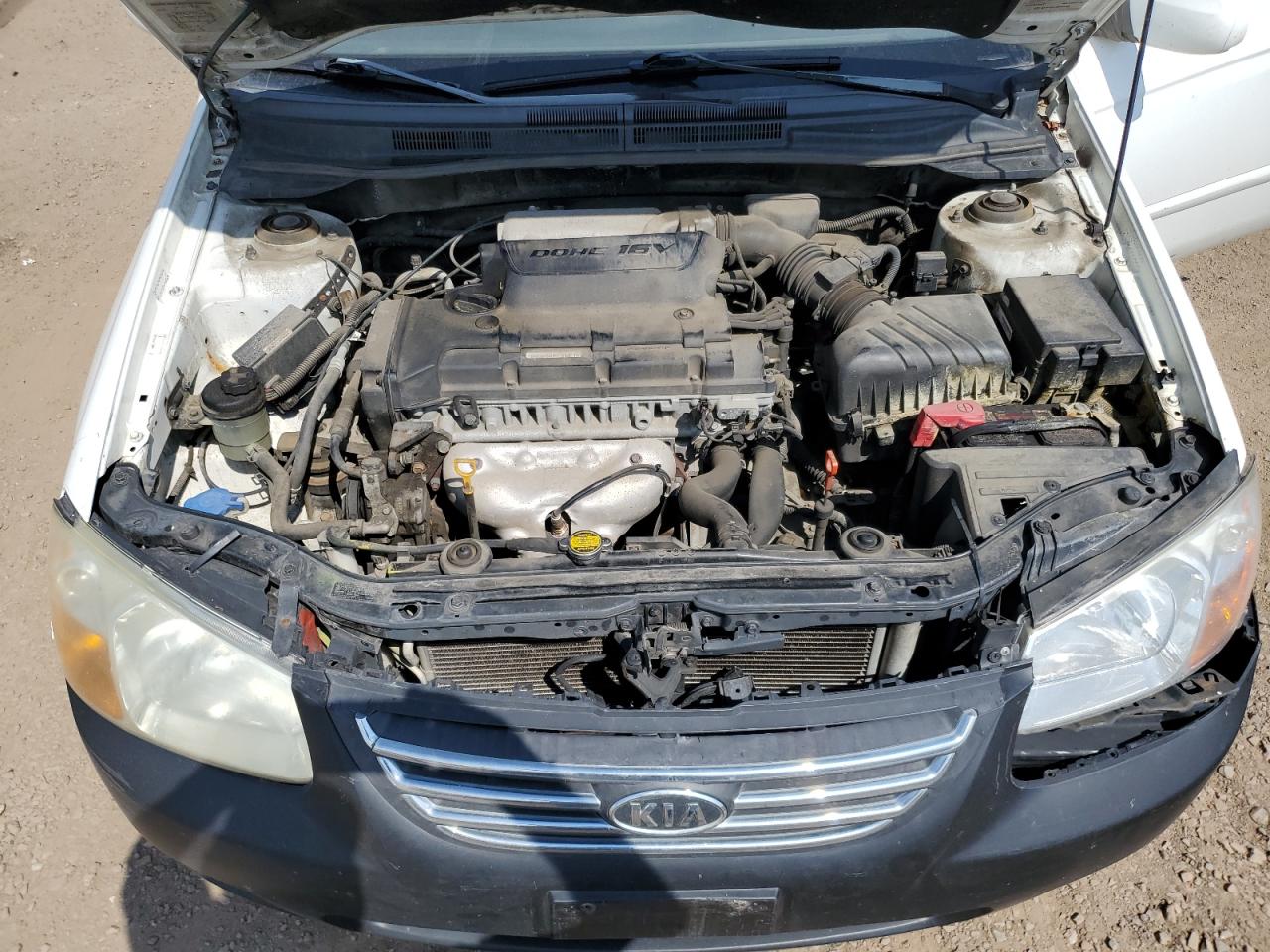2008 Kia Spectra Ex VIN: KNAFE121985567505 Lot: 63128825