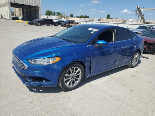 Sedans FORD FUSION 2017 Granatowy
