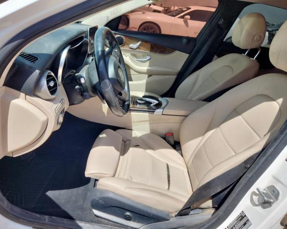 Sedans MERCEDES-BENZ C-CLASS 2015 Biały