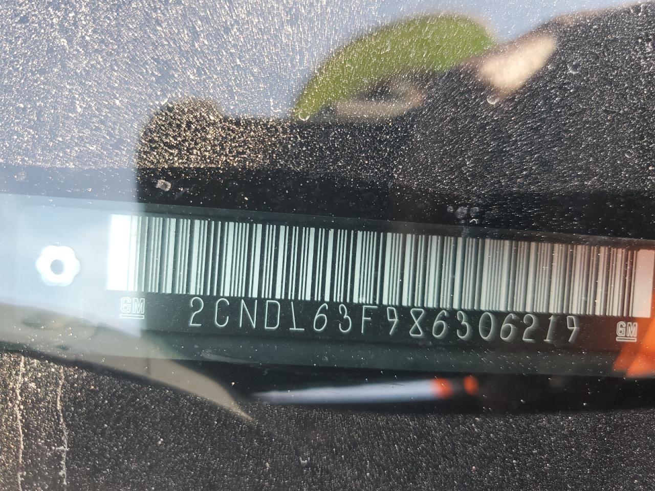 2008 Chevrolet Equinox Lt VIN: 2CNDL63F986306219 Lot: 61144955