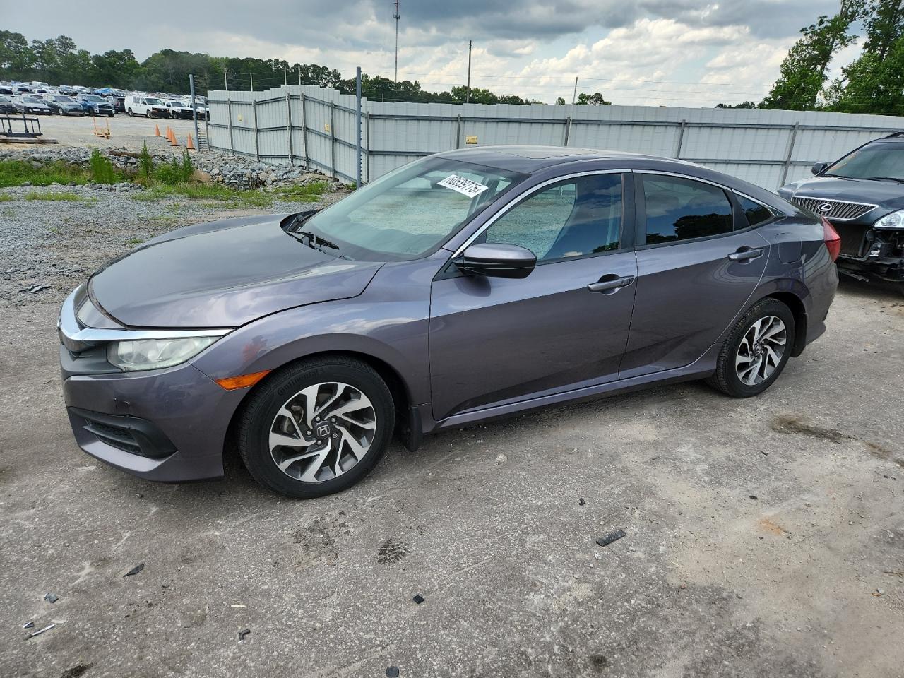 2016 Honda Civic Ex for Sale in Dunn, NC - Side