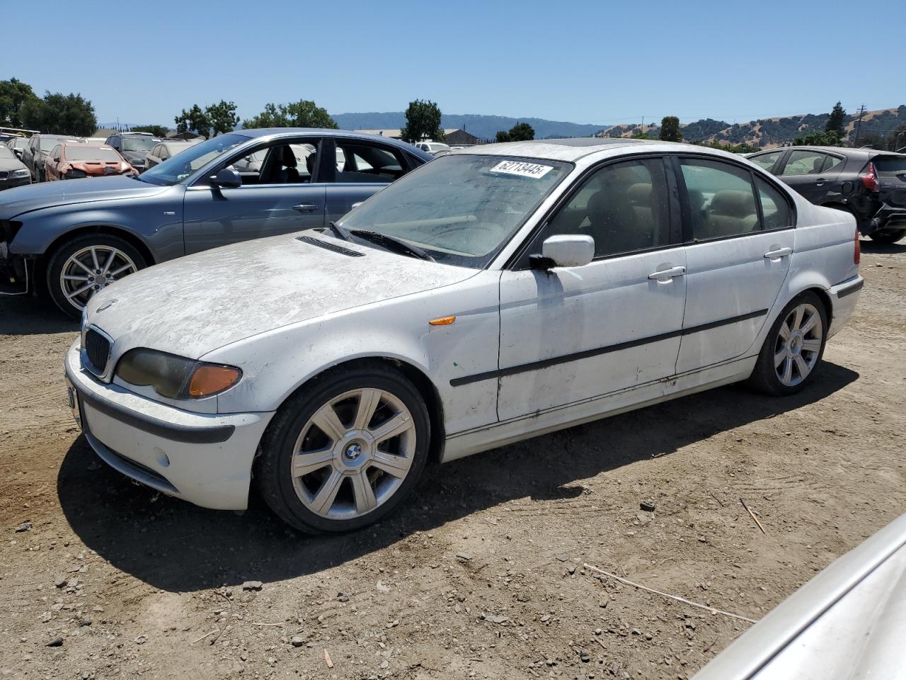 BMW 3 SERIES 2003 VIN WBAET37403NJ37225