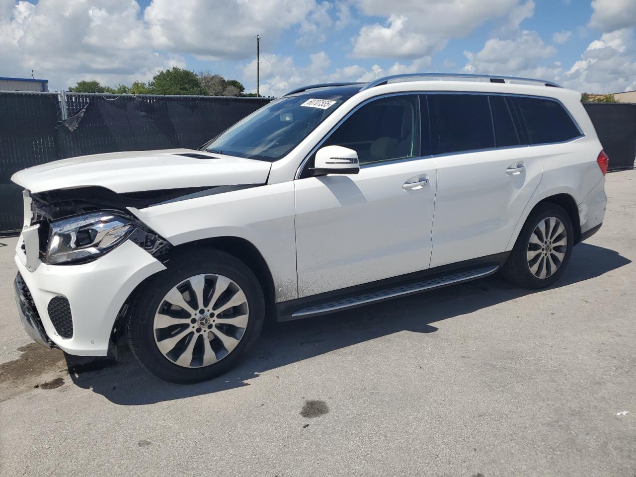 2017 Mercedes-Benz Gls 450 4Matic na sprzedaż w Orlando, FL - Front End