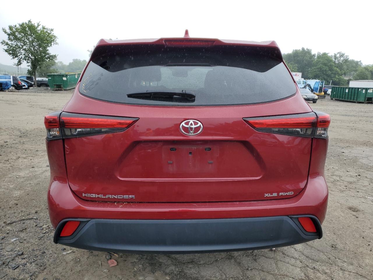 2022 Toyota Highlander Xle VIN: 5TDGZRBH8NS245421 Lot: 62498355