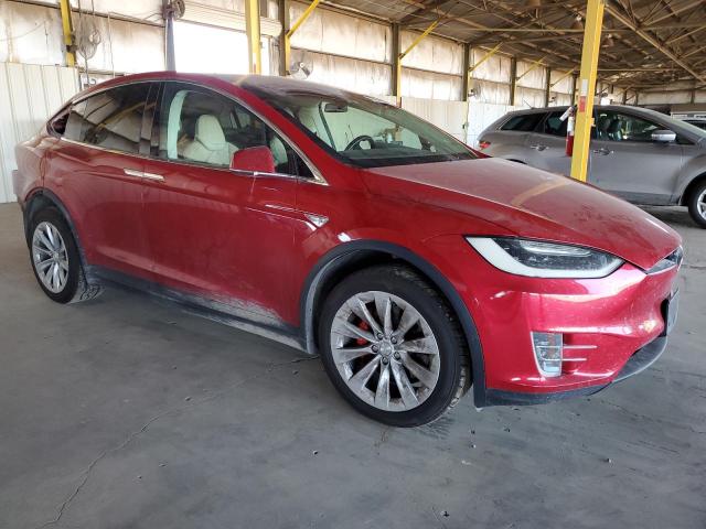  TESLA MODEL X 2016 Czerwony