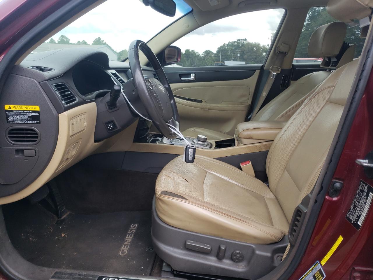 2011 Hyundai Genesis 4.6L VIN: KMHGC4DF6BU139505 Lot: 62562625