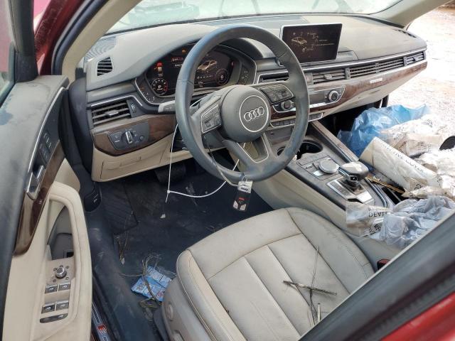  AUDI A4 2019 Czerwony