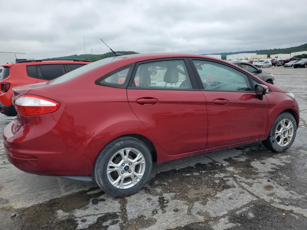 2016 Ford Fiesta Se red null gas 3FADP4BJ7GM143101 photo #4