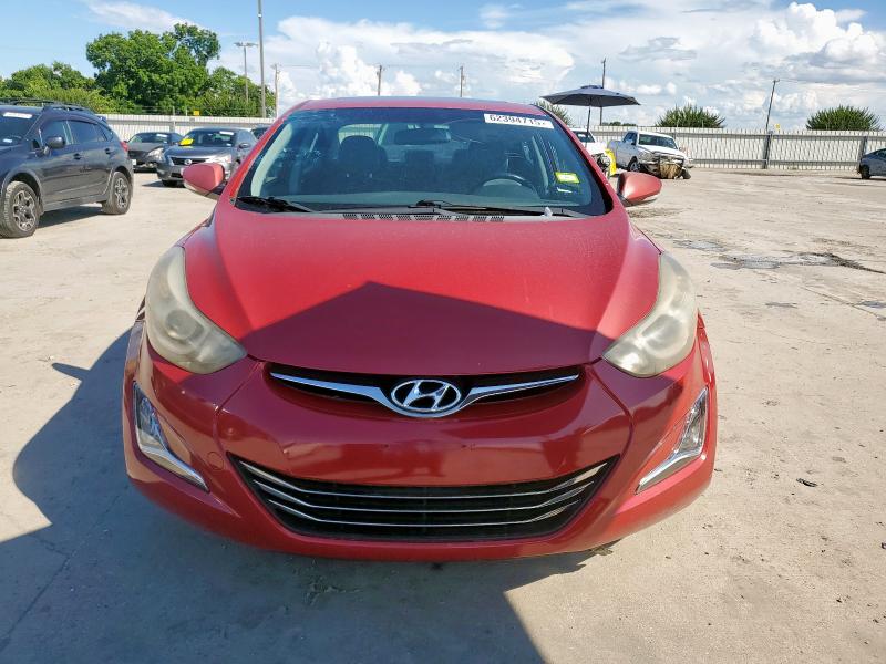  HYUNDAI ELANTRA 2014 Red
