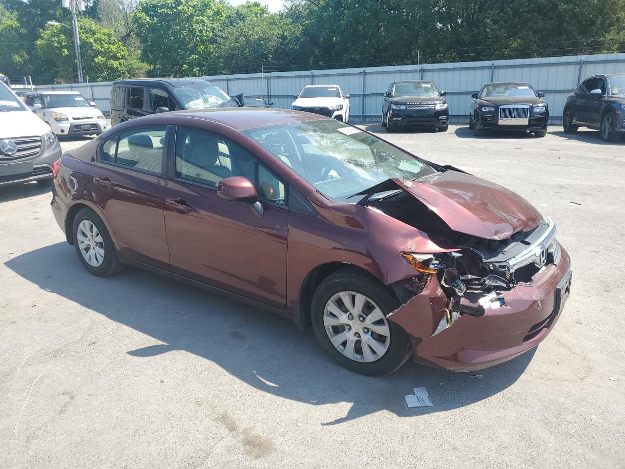 HONDA CIVIC 2012 VIN 19XFB2F52CE377332 zdjęcie 4