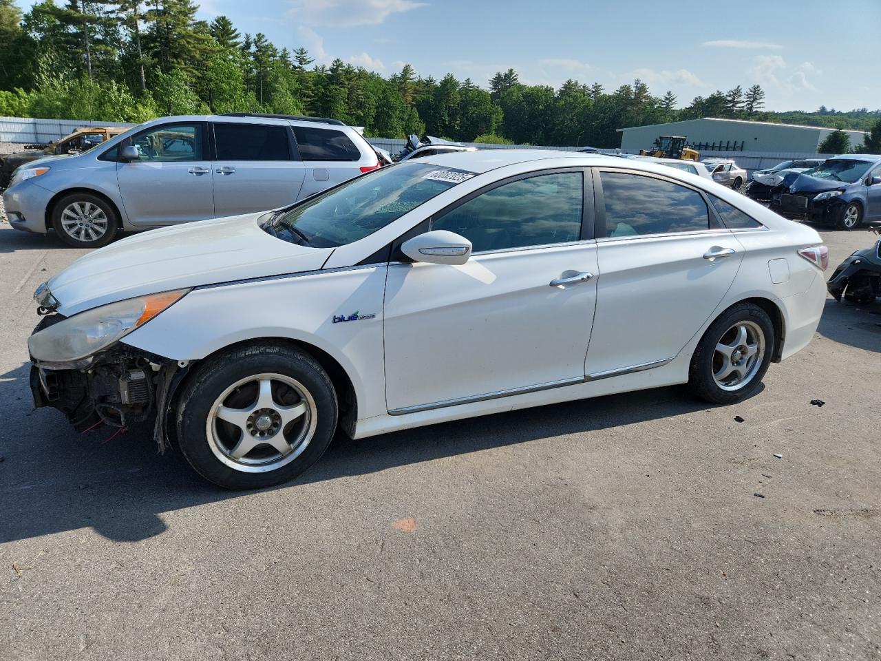 2012 Hyundai Sonata Hybrid на продаже в Windham, ME - Front End