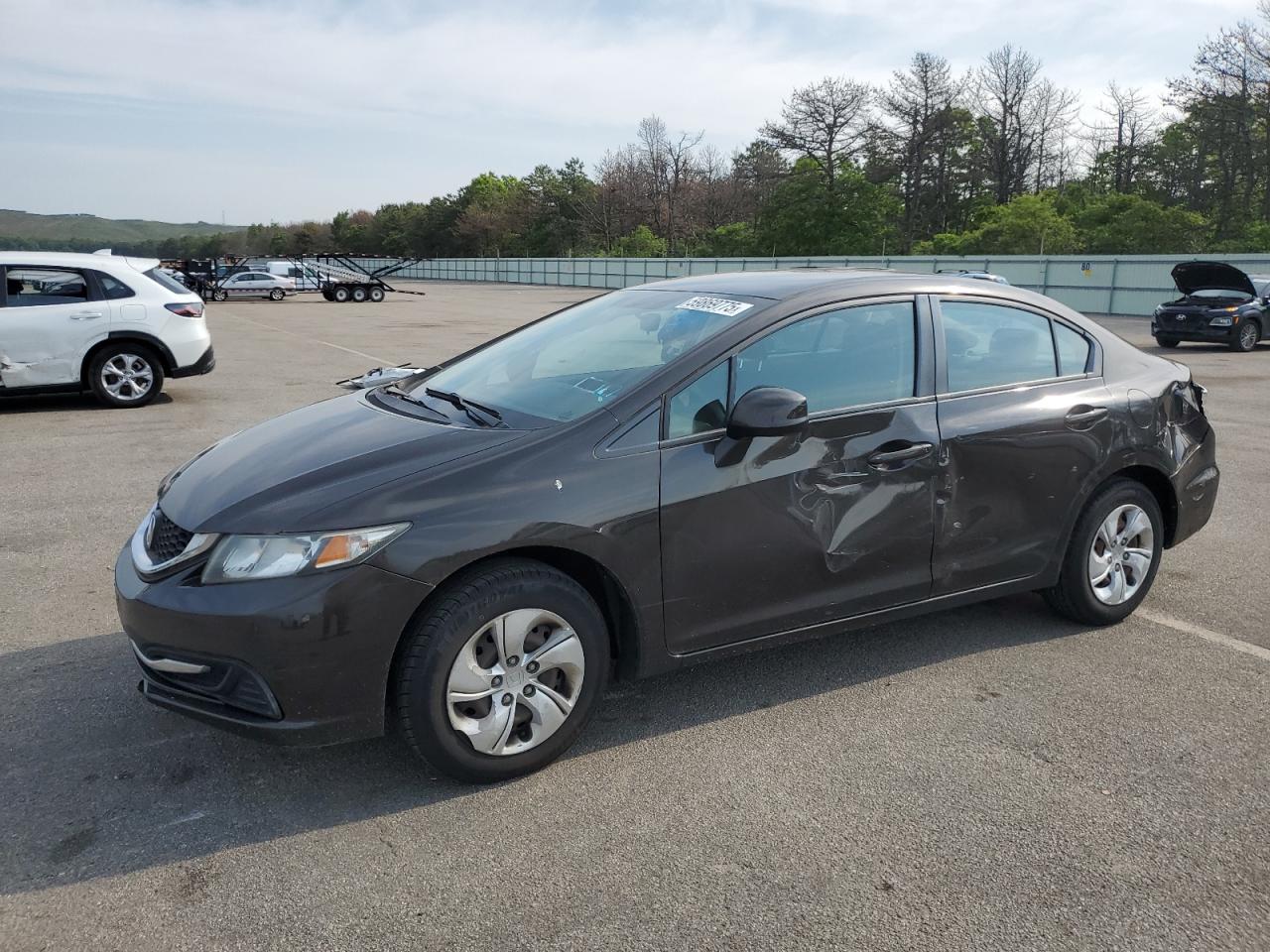 2013 Honda Civic Lx за продажба в Brookhaven, NY - Rear End