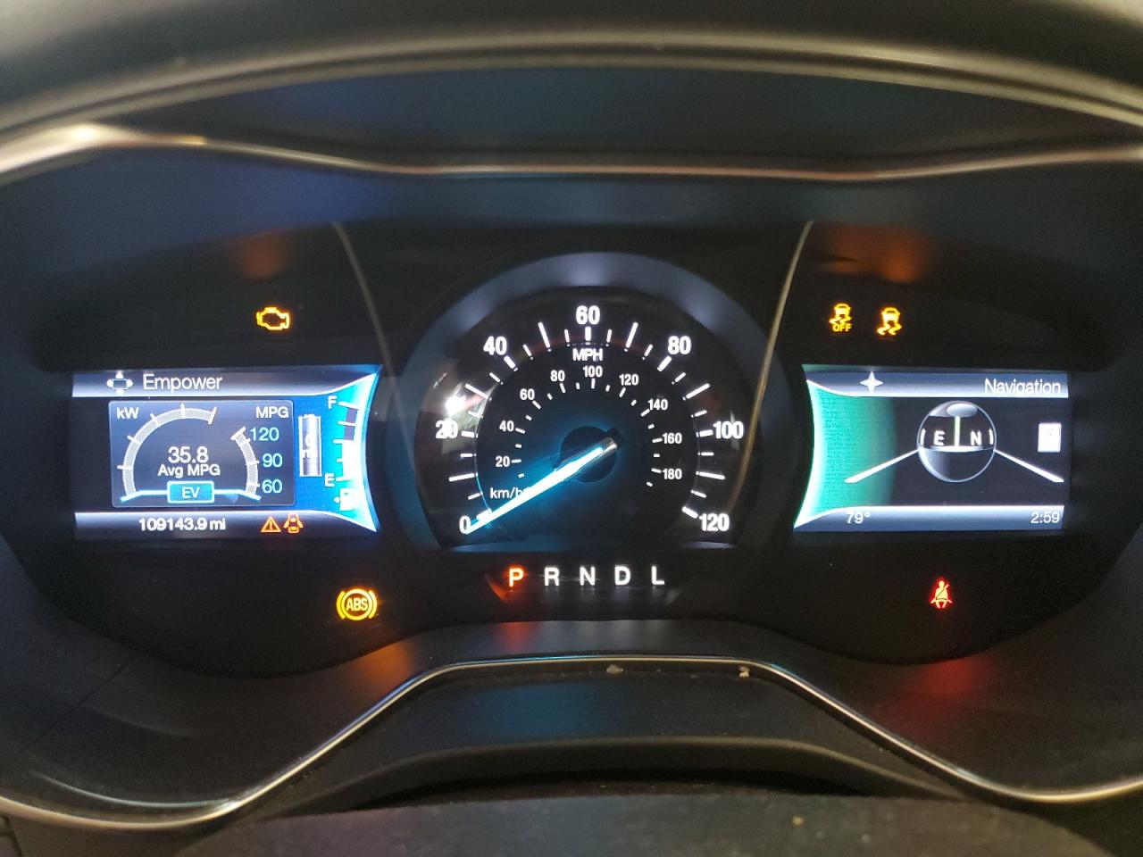 2013 Ford Fusion Titanium Phev VIN: 3FA6P0SU3DR284760 Lot: 62600625