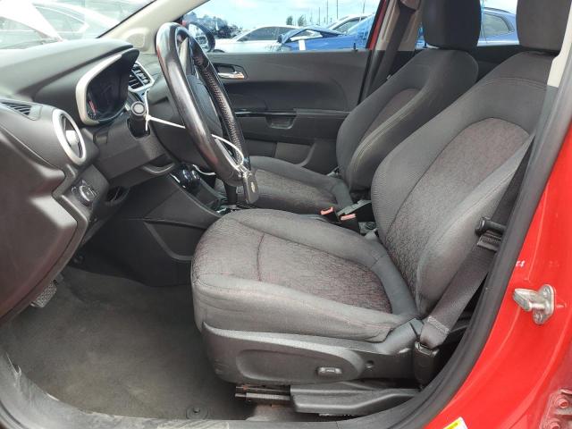 Hatchbacks CHEVROLET SONIC 2017 Red