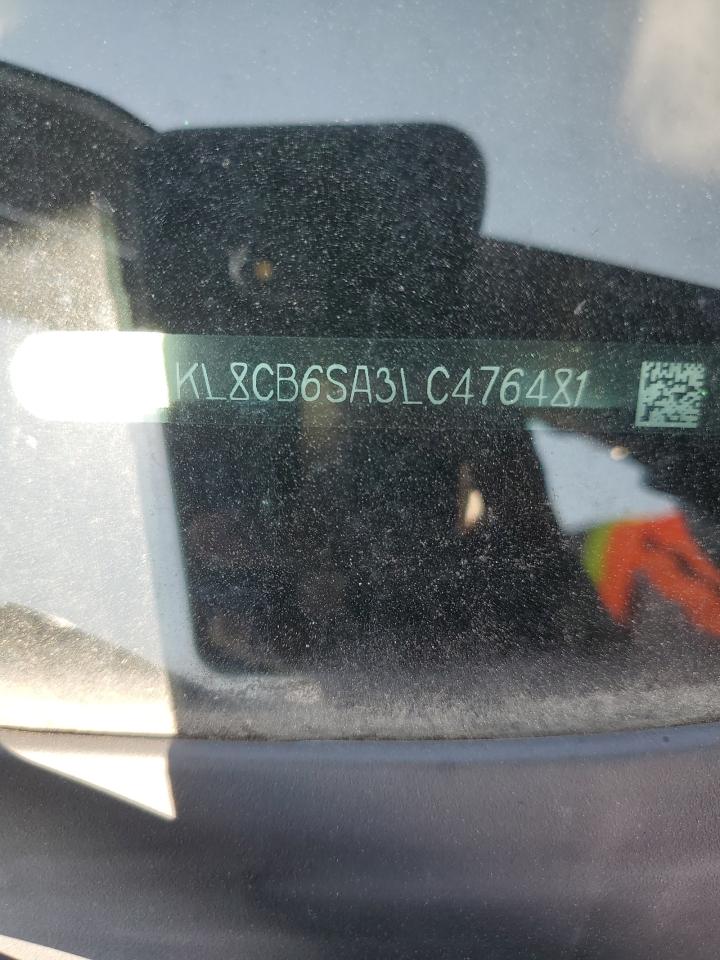 2020 Chevrolet Spark Ls VIN: KL8CB6SA3LC476481 Lot: 60465265