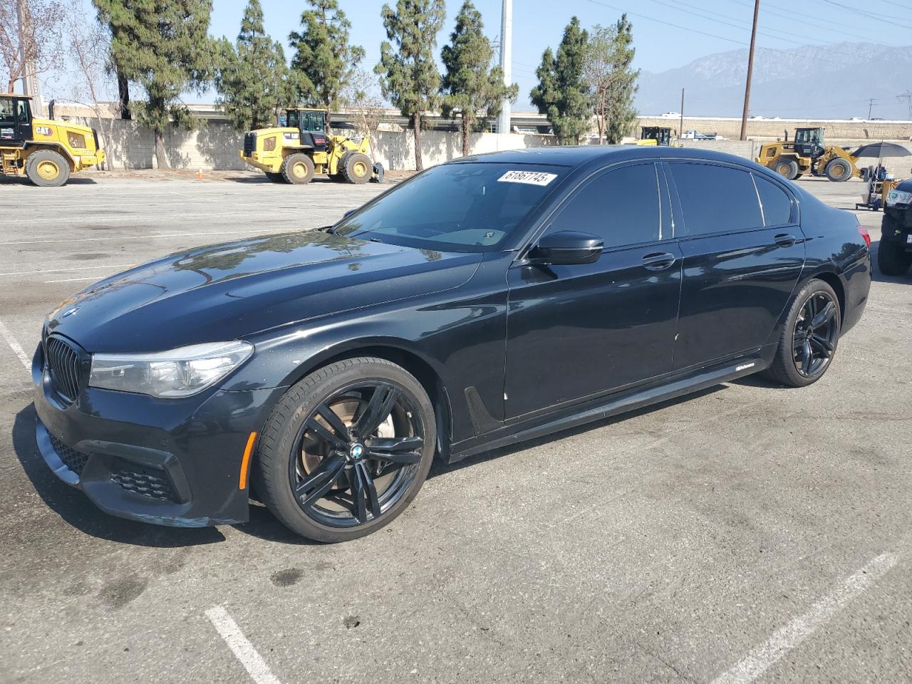 2019 Bmw 740 I იყიდება Rancho Cucamonga-ში, CA - Front End