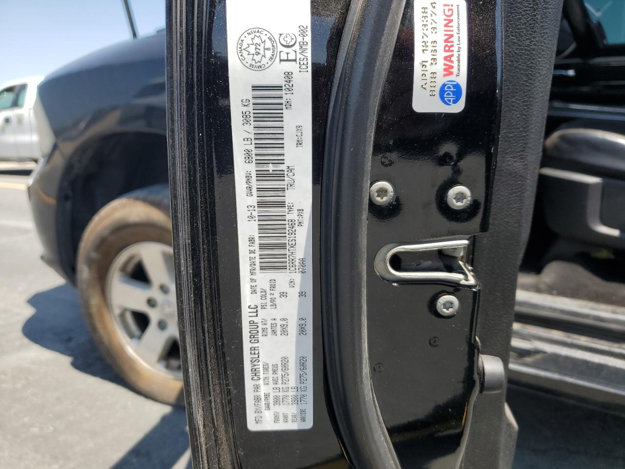 2014 Ram 1500 Sport VIN: 1C6RR7HTXES192468 Lot: 59329915